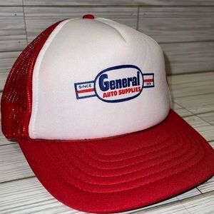 Vintage General Auto Supplies Foam Front Trucker Hat